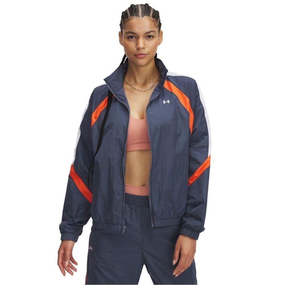 Under Armour Womens/Ladies Icon Crinkle Jacket / Gray